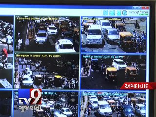 Electronic eyes to watch CG Road - Tv9 Gujarati