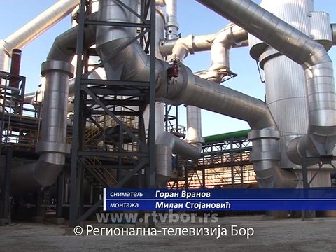 Poslednje provere nove Fabrike sumporne kiseline, 23. mart 2015. (RTV Bor)