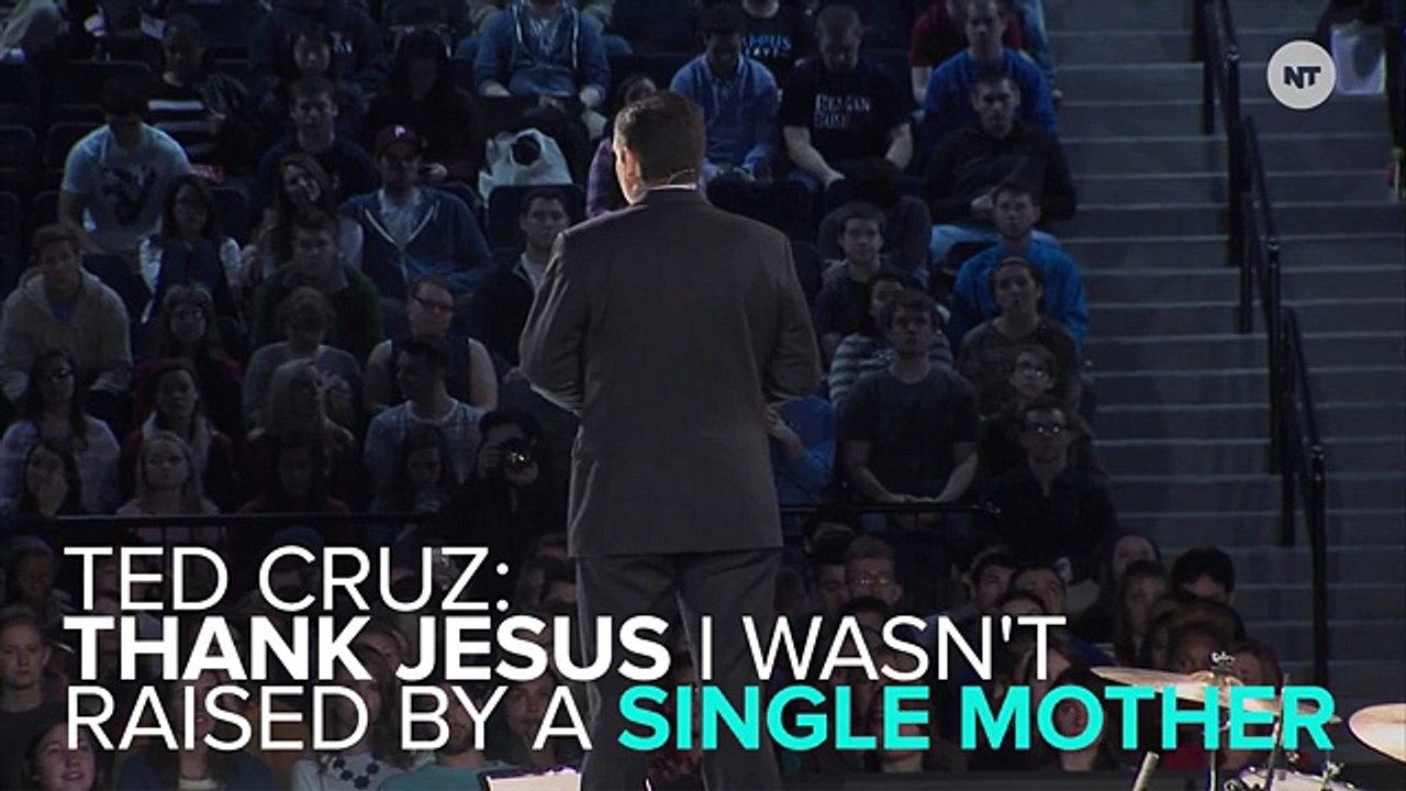 Ted Cruz: Thank Jesus I Wasn't Raised By A Sing...