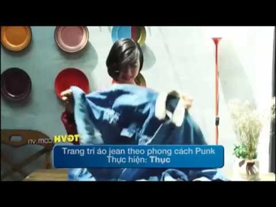 DIY -- 3 bước để có được chiếc áo jean sành điệu phong cách punk