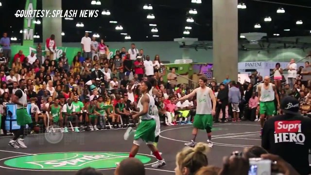 Justin Bieber Vs Chris Brown Basketball Game 2014 FULL MATCH