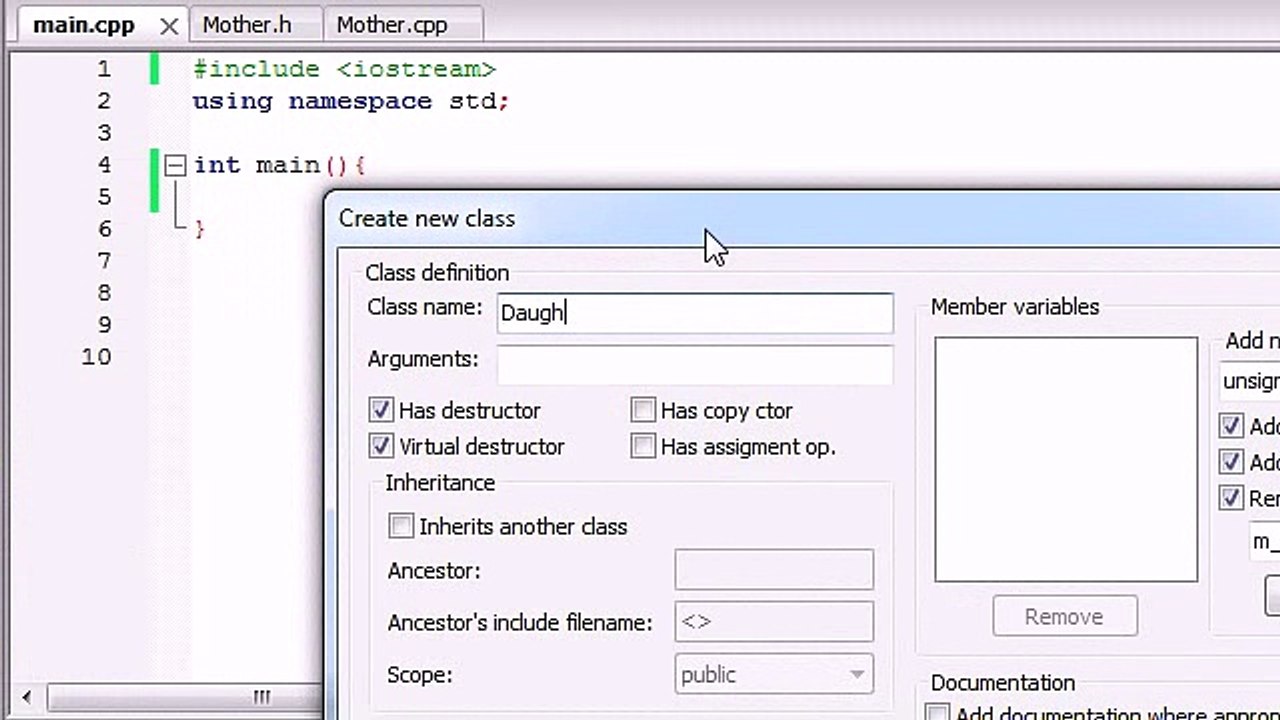 Buckys C++ Programming Tutorials - 52 - Inheritance