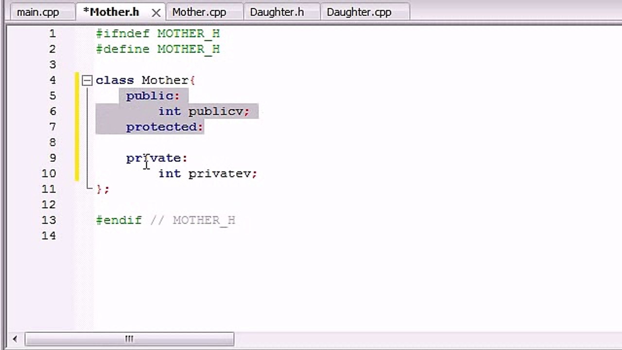 Buckys C++ Programming Tutorials - 53 - protected Members
