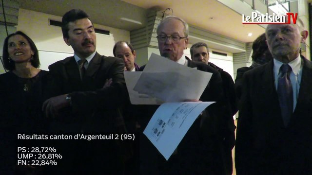A Argenteuil (Val-d'Oise), le PS en tête dans deux cantons sur trois