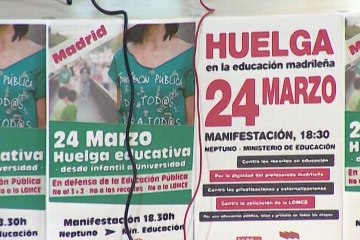 Animan a participar en la huelga educativa