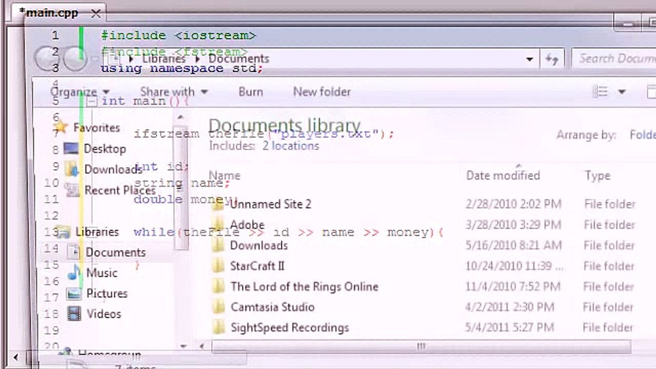 Buckys C++ Programming Tutorials - 67 - Reading Custom File Structures