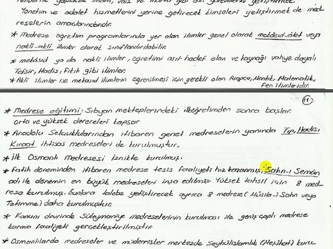 İLH2010 03.Ünite ErolBalcı - DİN EĞİTİMİ VE DİN HİZMETLERİNDE REHBERLİK Ders Özeti İslam Eğitim Tarihi