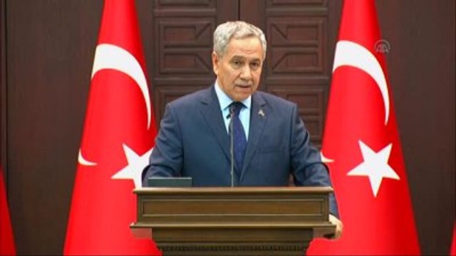 Arınç: Sayın Ahmet Davutoğlu, Bu Konuda Tamamen Masumdur, Ben Böyle Bir Şeyi Kendisine Bildirmedim