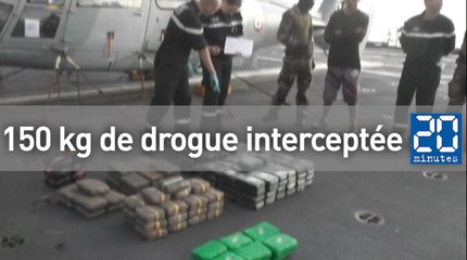 150 kg de drogue interceptée aux Antilles