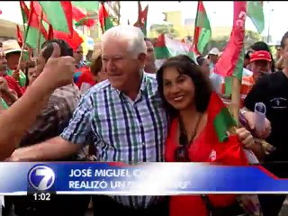 José Miguel Corrales busca votos en un Avenidazo por San José