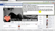 how to make permalinks on Facebook page
