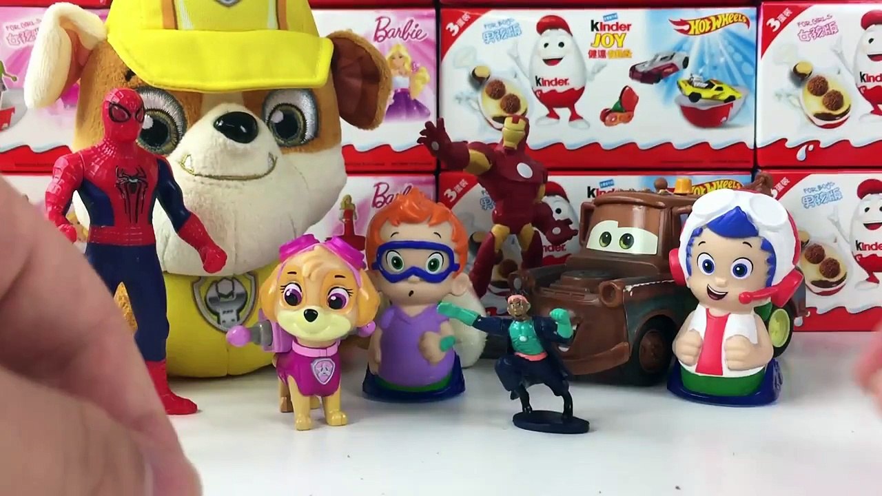 Disney Big Hero 6 Easter Eggs Surprise Paw Patrol Bubble Guppies - Grandes Heroes Huevos Sorpresa