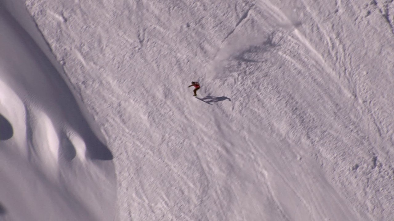 FWT15 - Run of Sammy Luebke (USA) Swatch Freeride World Tour 2015 Haines Alaska, USA