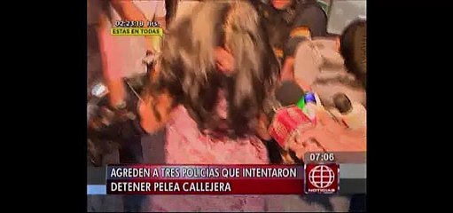 La Victoria: Hermanos ebrios agredieron a policías