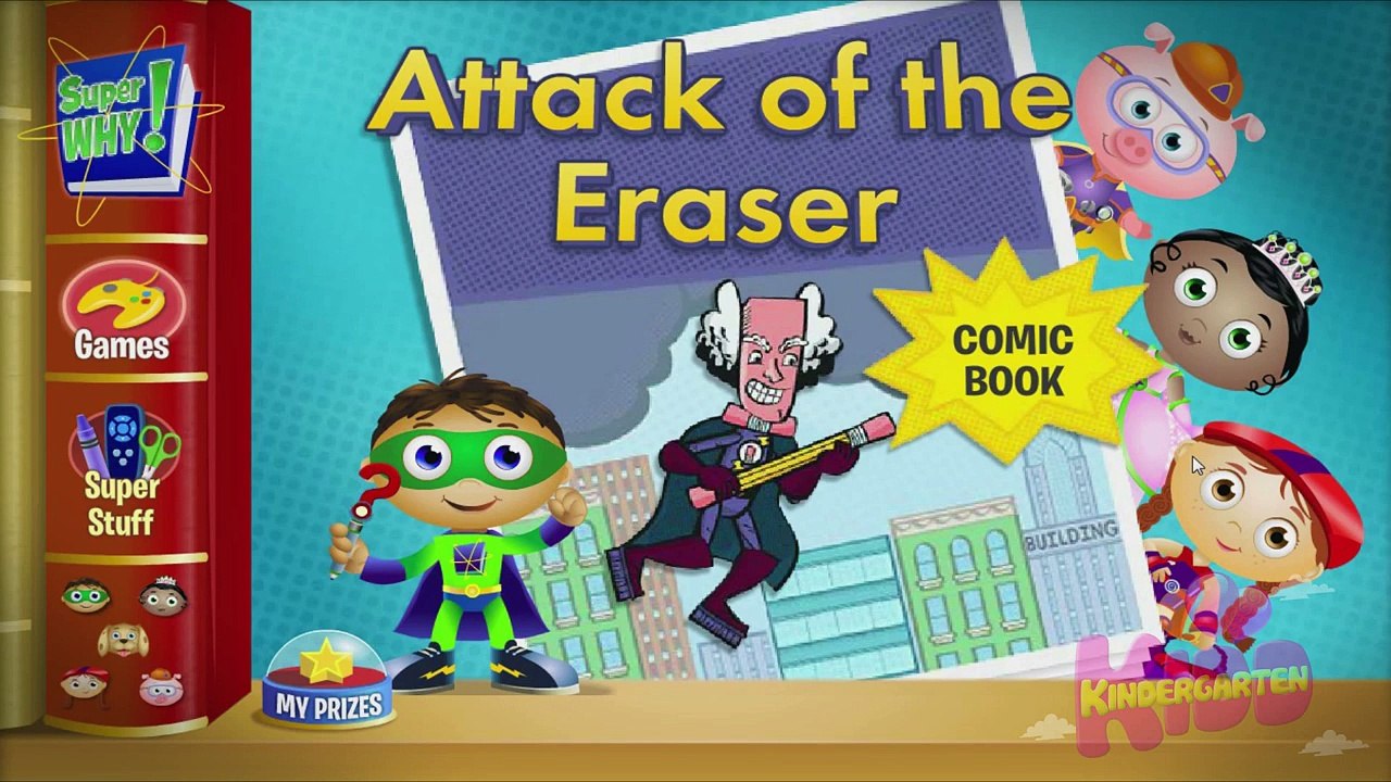 Super Why`s Attack of the Eraser Comic Book Best Free Baby Games Free