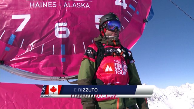 FWT15 - Run of Jamie Rizzuto (CAN) Swatch Freeride World Tour 2015 Haines Alaska, USA