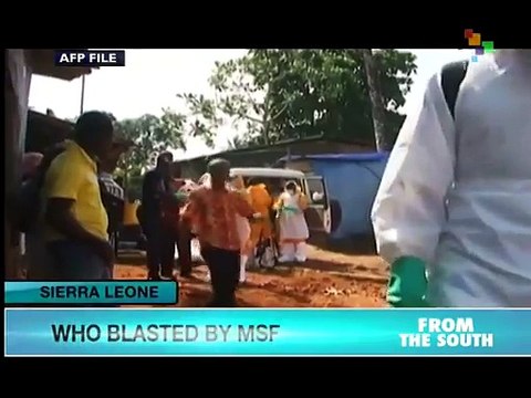 Doctors' Without Borders blasts WHO on Ebola crisis