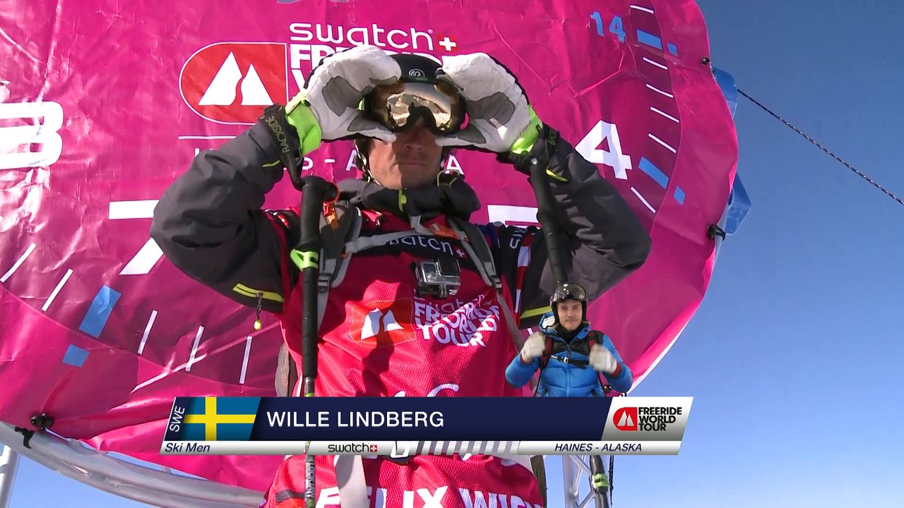 FWT15 - Run of Felix Wiemers (GER) Swatch Freeride World Tour 2015 Haines Alaska, USA