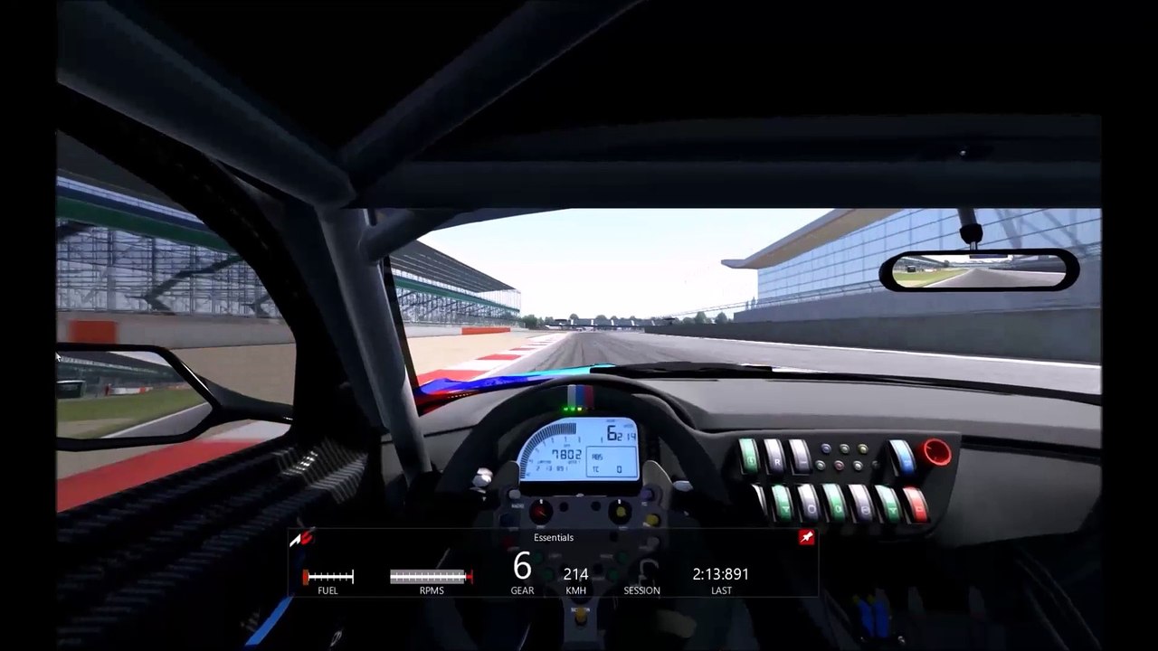 BMW Z4 GT3, Silverstone Circuit, Onboard and Chase, Assetto Corsa