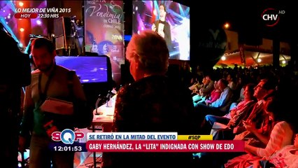 Gabi Hernández se retiró indignada a la mitad del show de Edo Caroe