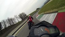 Mugello 21 marzo 2015 Ktm Duke 690R - caccia alle lepri