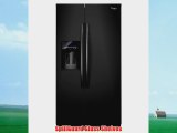 Whirlpool WSF26C2EXB 26.4 Cu. Ft. Black Side-By-Side Refrigerator - Energy Star