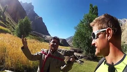 Paragliding in Hushe Village, Karakoram, Pakistan