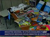 Gobierno asegura que útiles escolares nacionales pueden abastecer el mercado