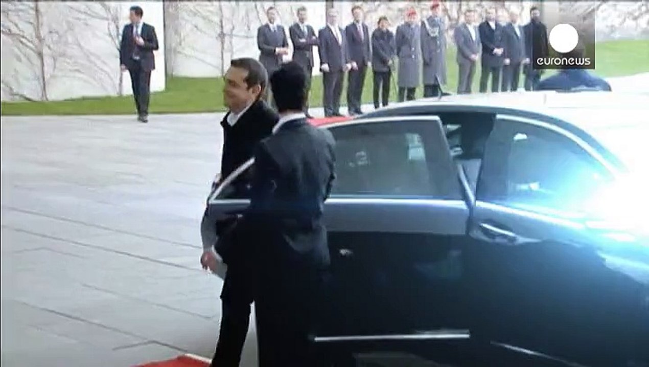 Griechischer Regierungschef Tsipras bei der Kanzlerin in Berlin