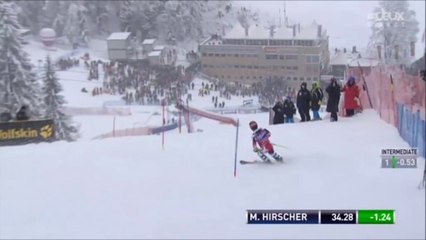 Alpin, slalom H, Wengen, 17 janvier 2015, 1ère manche