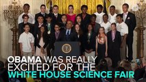 Obama Loves Science Fairs, Science Jokes, Marshmallow Cannons