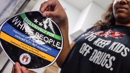 This Guy Says He's Behind Those "Whites Only" Stickers In Austin