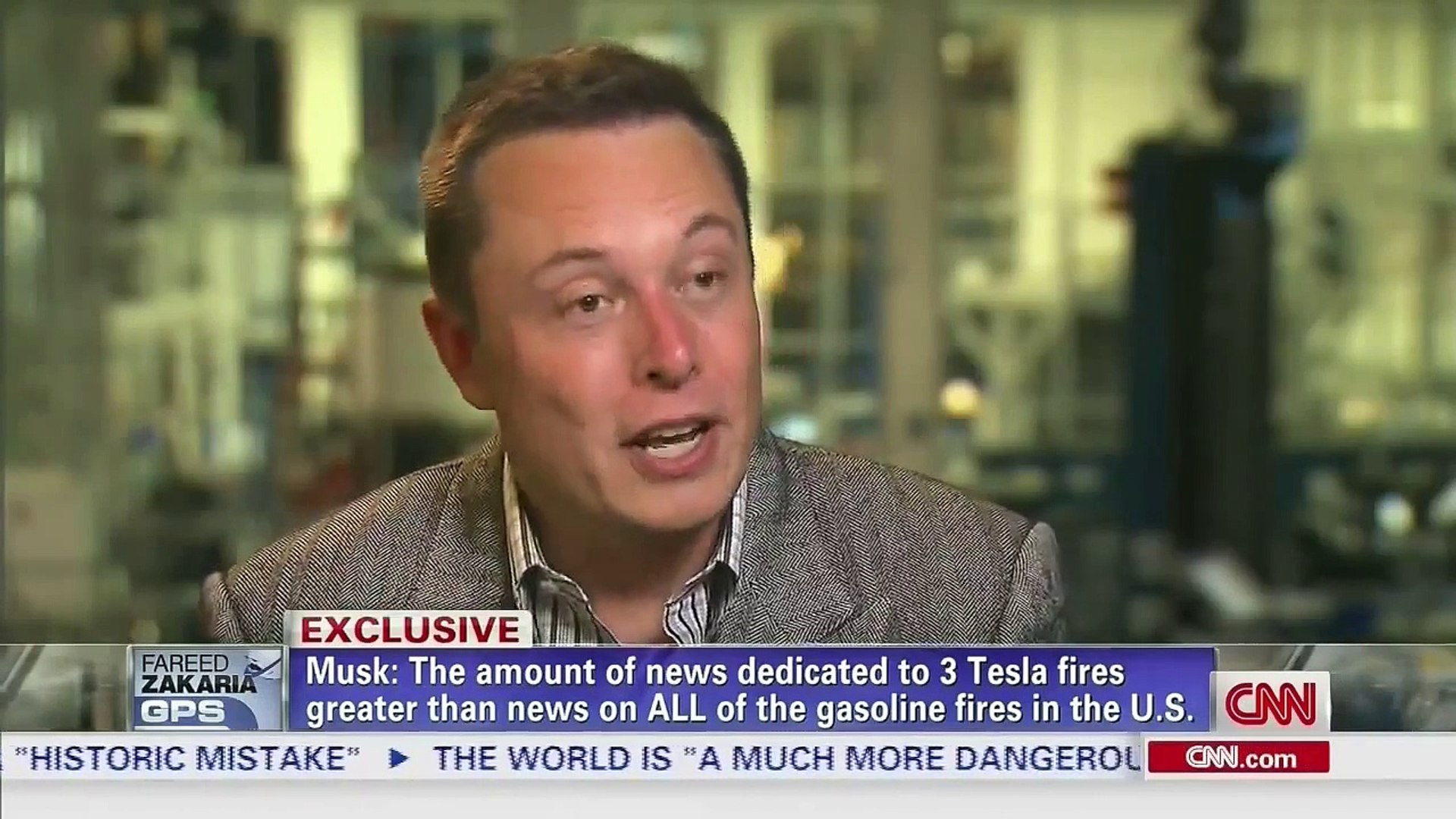 Elon Musk interviewed by Fareed Zakaria CNN