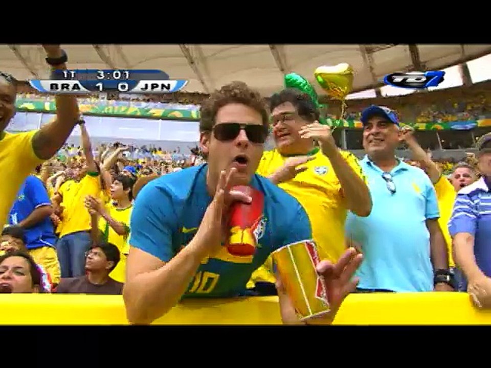 Gol Brasil 1 - Japón 0