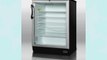 5.5 cu. ft. Compact Refrigerator with Adjustable Glass Shelves Front Lock Glass Door Digital