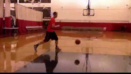 A Typical Basketball Shot off the Move- The One-Two Step