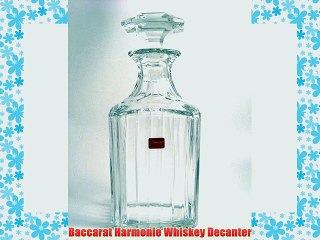 Baccarat Harmonie Whiskey Decanter