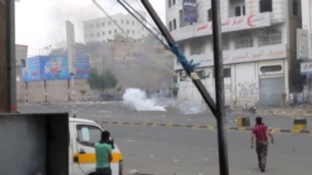 Yemen'de Husi Karşıtı Gösteriye Müdahale
