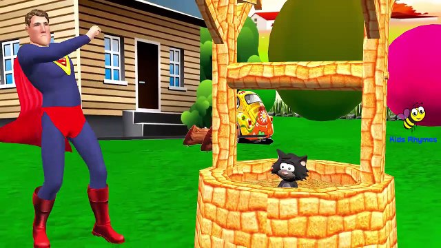 Superman Cartoons for Children Ding Dong Bell Children Nursery Rhymes for Preschool Ding Dong Bell