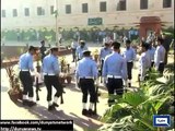 Lahore- Change of guard ceremony held at Iqbal's tomb