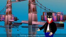 Bat Man Cartoons for Children London Bridge Is Falling Down Children Nursery Rhymes