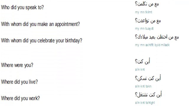 85 lessons in Arabic language reading writing and speaking