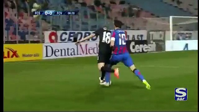 Gol de Nelson Bonilla Vs. Steaua Bucuresti - Liga I Romania 2014-2015