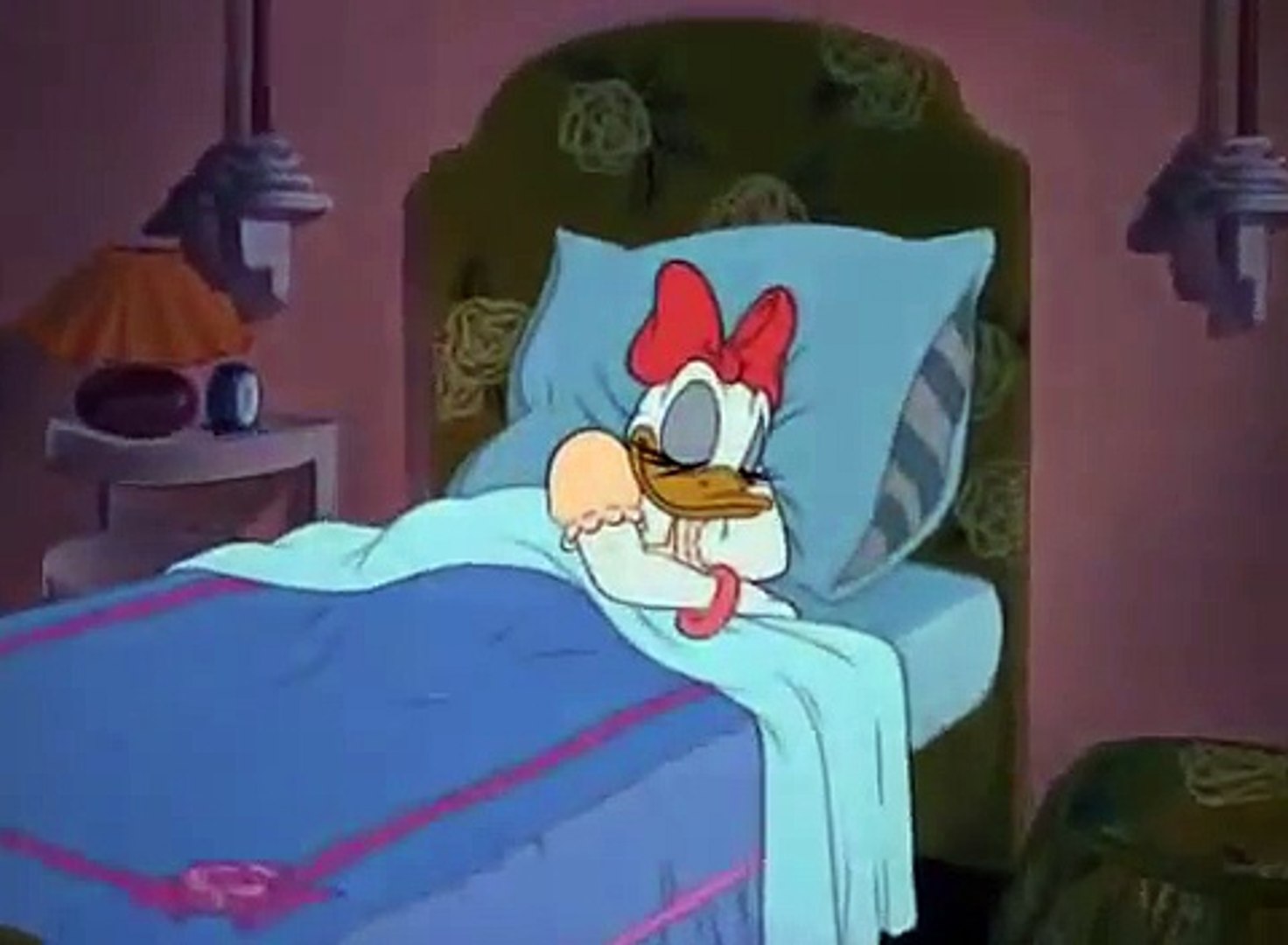 donald duck sleeping