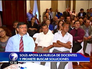 Presidente electo se suma a la huelga de los educadores