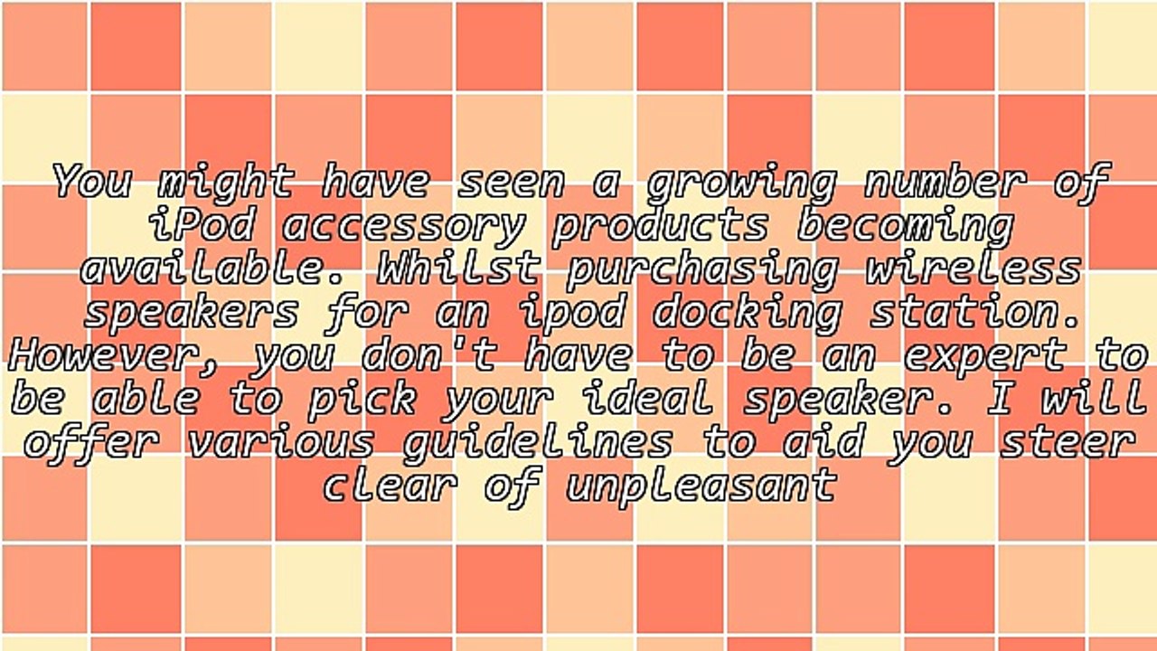 Pointers For Buying Cordless Ipod Docking Stations