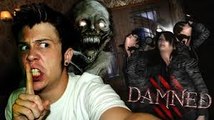 TRES CHICAS Y UN MONSTRUO EN CASA  Damned  w Mangel y Town