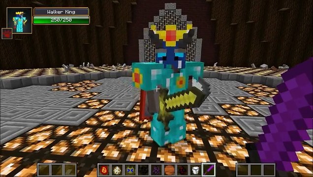 WALKER KING VS ENDER TITAN & MUTANT OBSIDIAN GOLEM - Minecraft Mob Battles - Better Dungeons Mods