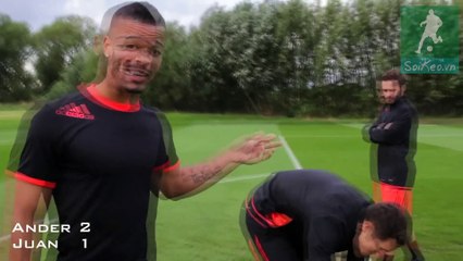 Ander Herrera, Juan Mata va thu thach da trung xa ngang