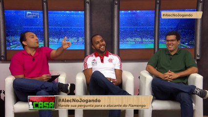 Alecsandro elogia diretoria do Flamengo no Jogando em Casa